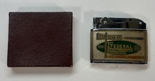 New Vintage 1st Federal St Simons Promo Lighter Engine-Turned Face Japan w/ Box picture