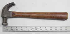 Vintage 13β Samson Claw Hammer Wood Curved Finishing Antique Brown USED picture