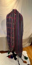 VINTAGE GUATEMALAN HANDWOVEN HEADSCARF NEBAJ picture