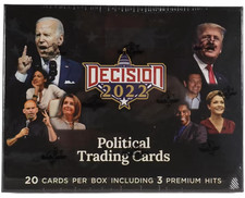 Decision 2022 Political Trading Cards Factory Sealed Hobby Box picture