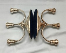 Elegant Vintage Silver Plated 3 Arm Candelabra Made in West Germany picture