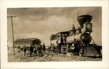 Albany Train Wreck of 1893 c1910 CYKO PAPER Real Photo Vintage Postcard bhn picture
