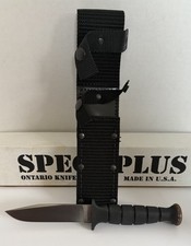 Ontario Spec Plus SPC-21 Navy Mark 1 Knife 1095 USA Vintage NOS Box Sheath picture