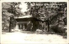 Riverside IL Illinois 1st Church Christ Scientist Real Photo Vintage Postcard picture