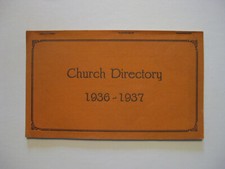 BOOKLET: METHODIST TEMPLE CHURCH DIRECTORY 1936 /37 LOUISVILLE, KENTUCKY picture