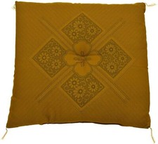 Zabuton Japanese Floor Cushion Gold Made in Japan set of 2 59*63cm NEW Japanese picture