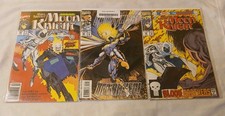 Marc Spector Moon Knight #25, 35, 56 Platt Hi Grade 3 Comic Lot picture