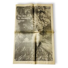 The Tri-City Herald Newspaper Mt St Helens Souvenir Issue May 1980 Washington picture