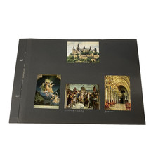 Vintage Burg Hohenzollern Germany Scrapbook Pages Castle Interior Postcards Lot picture