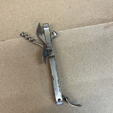Vintage Vaughn's Can Opener Cork Screw w Hand Guard  picture