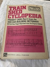 Railroad Book:  Train Shed Cyclopedia # 35 by Newton K. Gregg picture