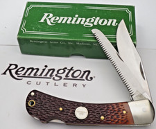 REMINGTON USA by Camillus R-3 Large Lockback Hunter Knife Delrin - Unused N Mint picture