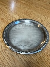 Southern living Engraved Metal Serving Tray With 