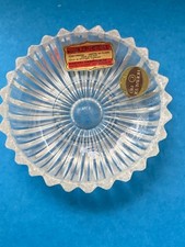 Vintage Bleikristall 24% Lead Crystal Western Germany Trinket Dish Hofbauer 1983 picture