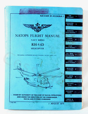 NATOPS Original Vintage Flight Manual RH-53D NAVY Model Helicopter 1975 NAVAIR picture