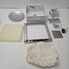 Vintage Sears Lighting Fixture Recessed Ceiling Chrome Trim New Old Stock picture