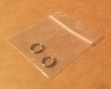 Lot of 2 Genuine Victorinox Swiss Army Brand Small Split Key Rings 6140 OEM picture
