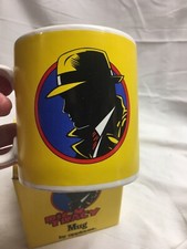 VINTAGE 1990 Applause DICK TRACY Original Ceramic Mug picture