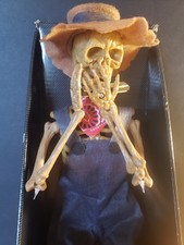 Walmart Animated Harmonica Skeleton 2020 New In Box Halloween Prop Works Great picture