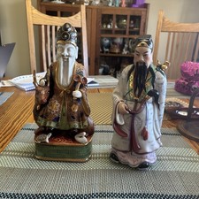 2 Vintage Asian Figurines picture