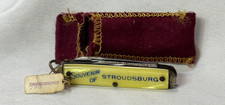 Vtg Camco Knife Souvenir Of Stroudsburg Folding Double Blade USA picture