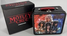 NEW Mötley Crüe Official Embossed Metal Lunch Box Tin Fun Box w/ Original Box picture