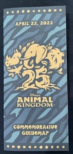 Disney’s Animal Kingdom 25th Anniversary Dated Commemorative Guide Map 4/22/23 picture