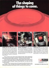 Wyman Gordon Shaping With Hot Dies Isothermal Design With Hip Vtg Mag Print Ad picture