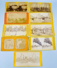 9 Stereo Views Franco Prussian War/Siege Of Paris/Metz/Zouave/1870-1871 picture
