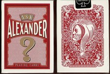 Ask Alexander playing cards (Cambric finish) picture