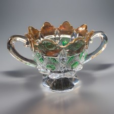 EAPG US Glass Co. Spooner/Open Sugar Newport 15117 Bullseye & Daisy c.1899-1909 picture