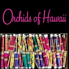 Vintage Orchids of Hawaii R-37 Cocktail Parasols picture