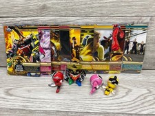 Power Rangers MEGA Samurai LOT of Mini-Figures + Trading Cards Bandai 2011 (A) picture