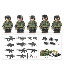 Elite Delta Force Mini Military Figures Set – 10 U.S.  Soldiers with Gears picture