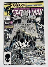 Web Of Spiderman 32 Classic Mike Zeck Cover 1987 Marvel Comics picture