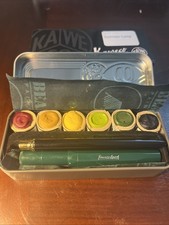 Vintage Kaweco Summer Camp Set W/ Fountain Pen, Watercolors & Classic VintageTin picture