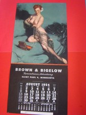Extremely Fine--Mint       Elvgren      Vintage Sample Pin Up Calendar picture
