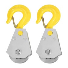 2pcs 360° Rotatable Pulley Hook 3T Bearing Pulley Hook Snatch Block with Hook picture