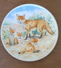 Fox Regency Fine Arts Collectors Plate British Wildlife Collection Foxes picture