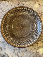VINTAGE Romania ~ Horezu Pottery Ceramic Bowl SIGNED Spectacular Art - Large WOW picture
