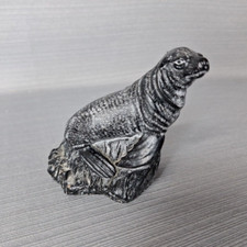 Carved Soapstone Seal Figurine 4.5
