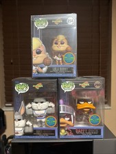 SPACE JAM DIGITAL FUNKO POP SET BUGS BUNNY, DAFFY DUCK. & LOAL BUNNY MINT picture