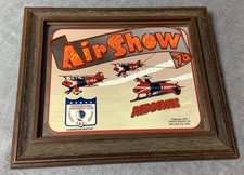 Vintage 1978 EAA OSHKOSH Commemorative Mirrored Picture - Red Devils - #3 of 5 picture