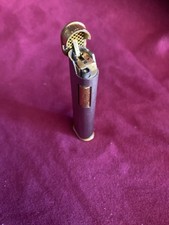Vintage Dunhill Slim Dress Lighter  Silver/Gold Trim picture