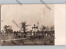 c1910 St Mary’s Parish Cemetery LAKE CHURCH Belgium Wisconsin WI Ozaukee RPPC picture