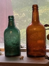 Antique Mineral Water Bottles  READ picture