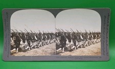 Antique Keystone Stereoview 14700 Japanese Soldiers Going Into Action 1904 War picture