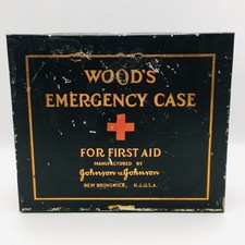New York Central Railroad Johnson & Johnson Wood's Emergency Case For First Aid picture