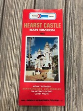Hearst Castle San Simeon 1985 Amtrak Tours Brochure Great Western Tours Vintage picture