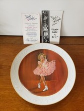 Shirley Temple Baby Take a Bow Collector Plate with Signed COA picture